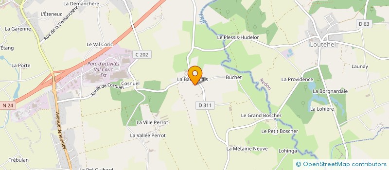 localisation de l'entreprise MADAME MARIE-THERESE REMINIAC  MONTENEUF