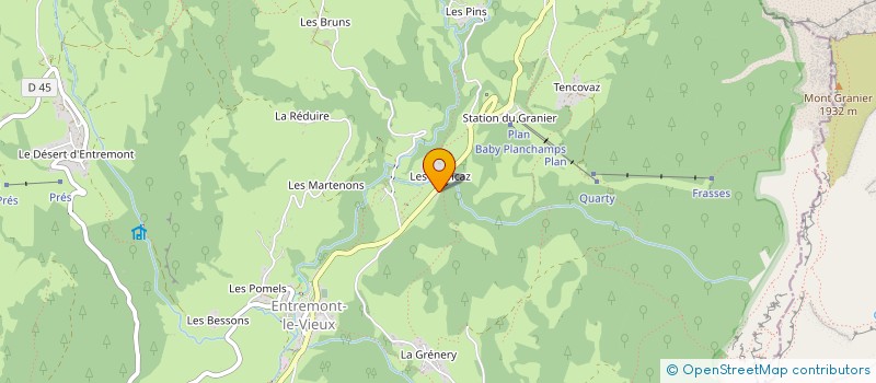 localisation de l'entreprise MADAME MARIE THERESE REY  SAINT PIERRE D'ENTREMONT