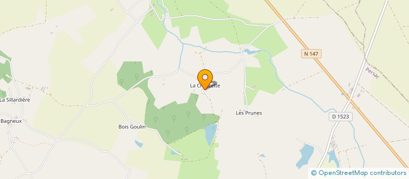 localisation de l'entreprise MADAME MARIE-THERESE RODRIGUEZ  PERSAC