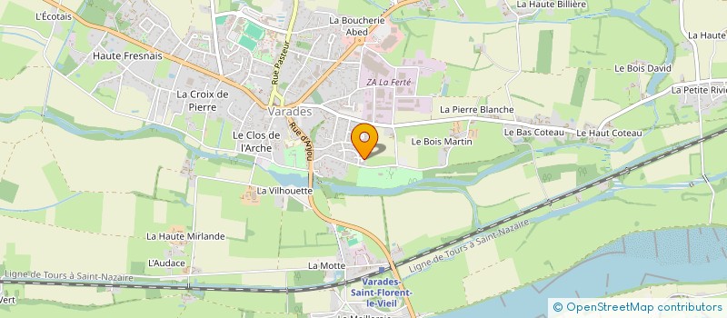 localisation de l'entreprise MADAME MARIE THERESE ROLLAND à LOIREAUXENCE