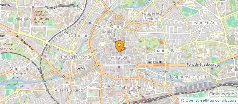 localisation de l'entreprise MADAME MARIE THERESE ROUESNE  RENNES
