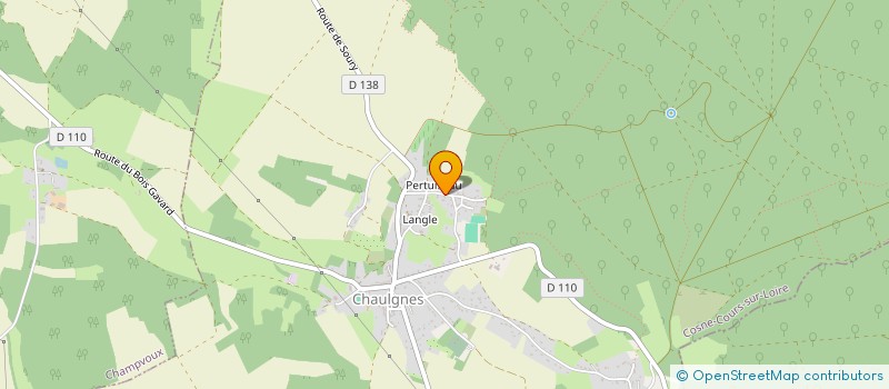 localisation de l'entreprise MADAME MARIE-THERESE ROUSSEAU  CHAULGNES