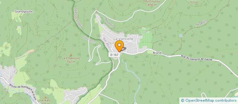 localisation de l'entreprise MADAME MARIE THERESE RUGRAFF  LA VANCELLE