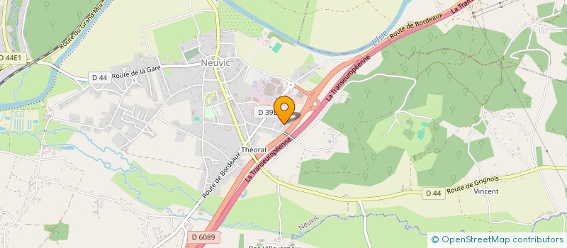 localisation de l'entreprise MADAME MARIE-THERESE SIRIEIX  NEUVIC