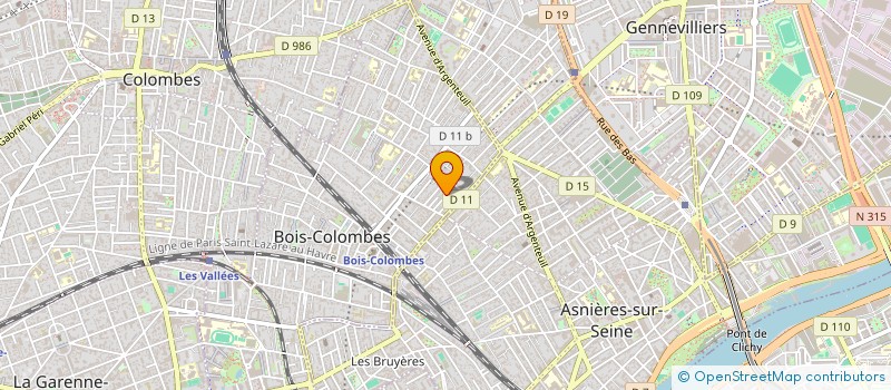 localisation de l'entreprise MADAME MARIE THERESE SOLDATI à BOIS-COLOMBES