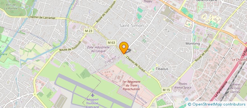 localisation de l'entreprise MADAME MARIE-THERESE SOUCHON à TOULOUSE