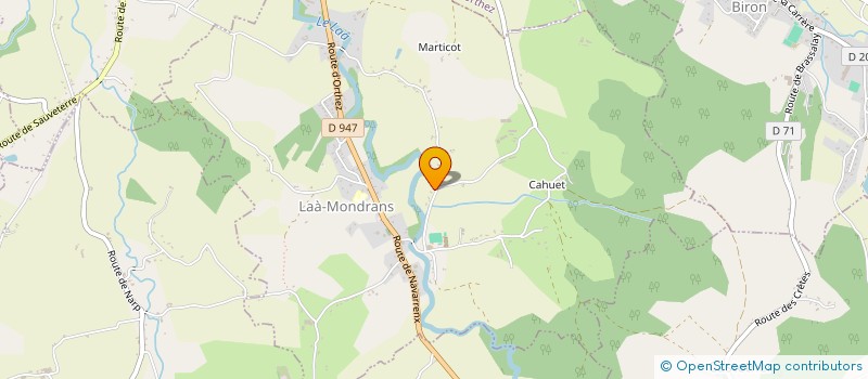 localisation de l'entreprise MADAME MARIE THERESE STORCK  LAA-MONDRANS