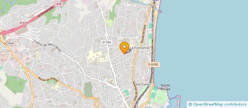 localisation de l'entreprise MADAME MARIE-THERESE STOYLE  ANTIBES