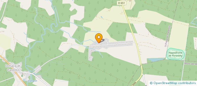 localisation de l'entreprise MADAME MARIE THERESE TACHON  UCHACQ-ET-PARENTIS