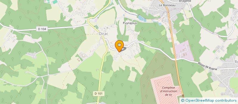 localisation de l'entreprise MADAME MARIE THERESE TEIXEIRA DOS SANTOS  DIRAC