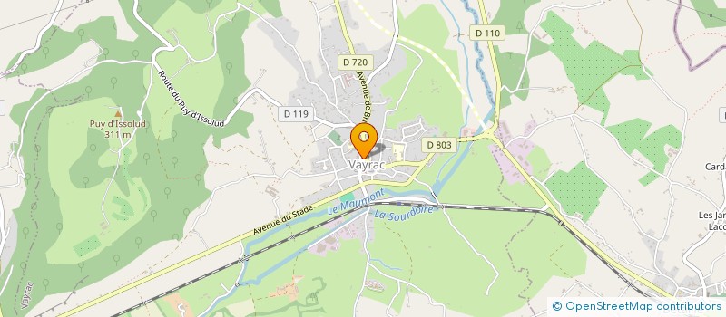 localisation de l'entreprise MADAME MARIE-THERESE TEULIERE  CONDAT