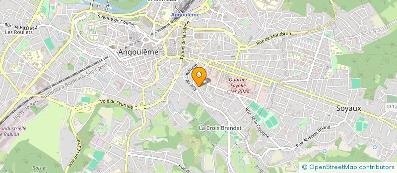 localisation de l'entreprise MADAME MARIE-THERESE TEXIER à ANGOULEME