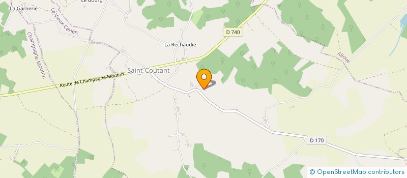 localisation de l'entreprise MADAME MARIE-THERESE THOUN à SAINT-COUTANT