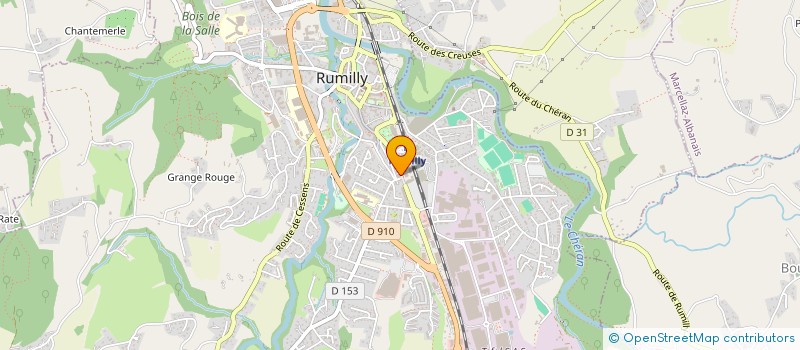 localisation de l'entreprise MADAME MARIE-THERESE TRANCHANT  RUMILLY