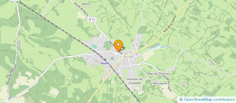 localisation de l'entreprise MADAME MARIE-THERESE UHEL  QUISSAC-EN-QUERCY