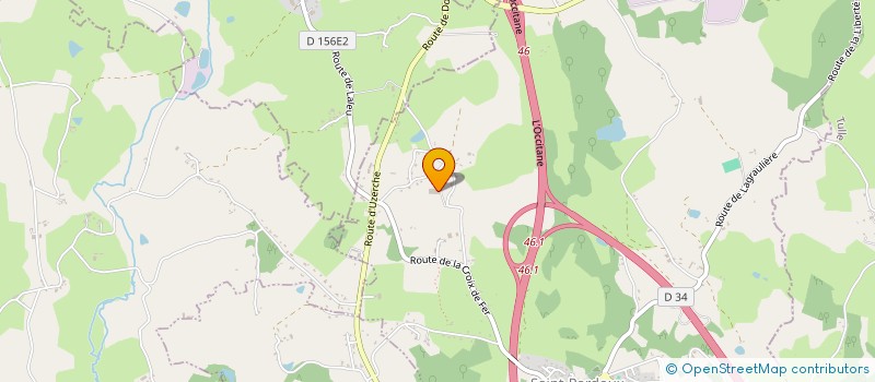 localisation de l'entreprise MADAME MARIE-THERESE VIDALIE  SAINT-PARDOUX-L ORTIGIER