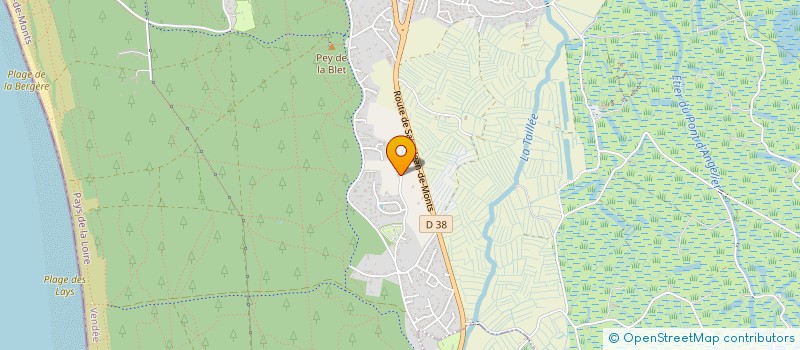 localisation de l'entreprise MADAME MARIE-THERESE VIEL  LA BARRE-DE-MONTS