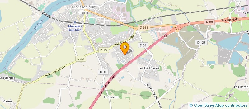 localisation de l'entreprise MADAME MARIE THERESE ZANIN  MARSSAC-SUR-TARN