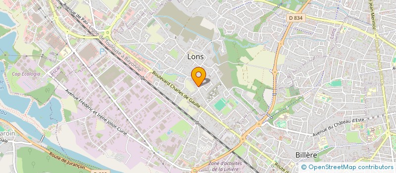 localisation de l'entreprise MADAME MARIE-THERESE ZIANE  LONS