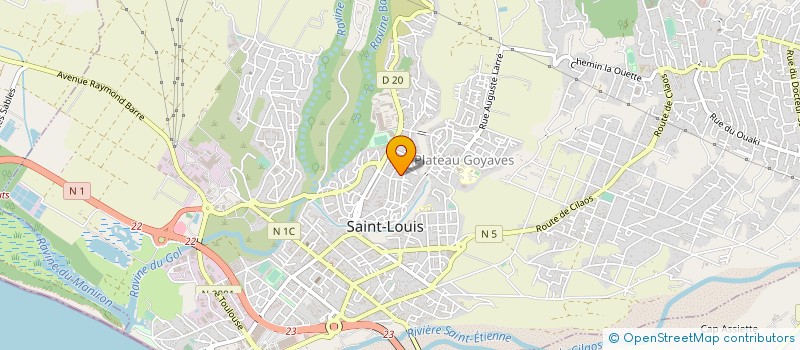 localisation de l'entreprise MADAME MARIE THERMIDOR à SAINT-LOUIS