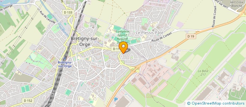 localisation de l'entreprise MADAME MARIE THERMIDOR  BRETIGNY-SUR-ORGE