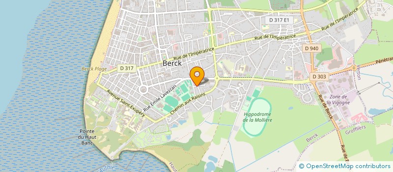 localisation de l'entreprise MADAME MARIE THERY  BERCK