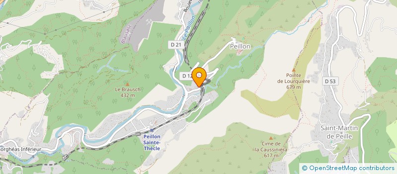 localisation de l'entreprise MADAME MARIE THESERE CHIABAUT  PEILLON