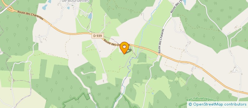 localisation de l'entreprise MADAME MARIE THEVENIN  MAREUIL EN PERIGORD