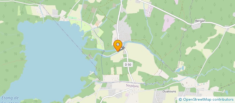 localisation de l'entreprise MADAME MARIE THEVENIN  SOUSTONS