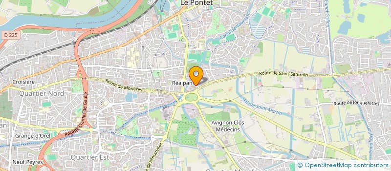 localisation de l'entreprise MADAME MARIE THIBAULT  LE PONTET