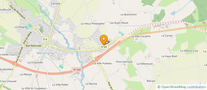 localisation de l'entreprise MADAME MARIE THILL à ILLIFAUT