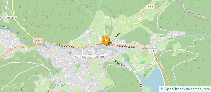 localisation de l'entreprise MADAME MARIE THIMONT  XONRUPT-LONGEMER