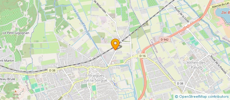 localisation de l'entreprise MADAME MARIE THIRION  ENTRAIGUES-SUR-LA-SORGUE