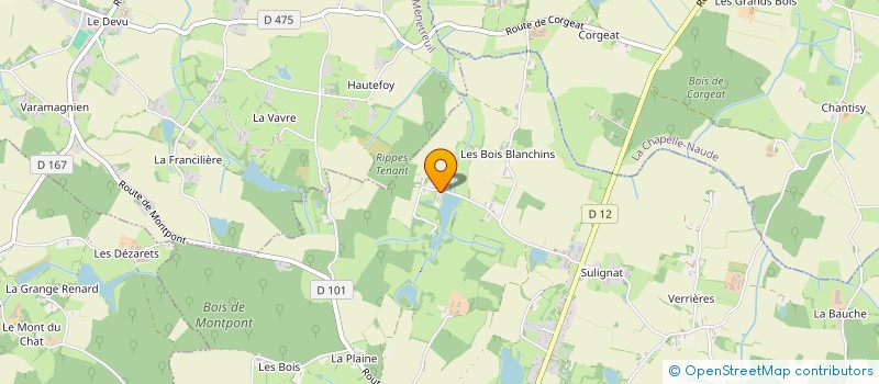 localisation de l'entreprise MADAME MARIE THIVANT  MONTPONT-EN-BRESSE