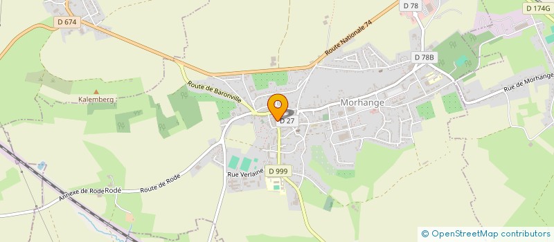 localisation de l'entreprise MADAME MARIE THOLEY  MORHANGE