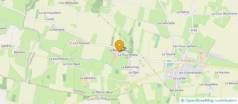 localisation de l'entreprise MADAME MARIE THOMAS  TRESBUF