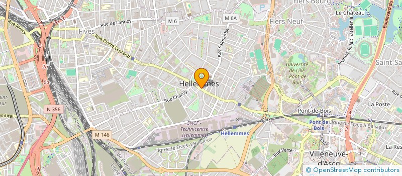 localisation de l'entreprise MADAME MARIE THOMAS à LILLE