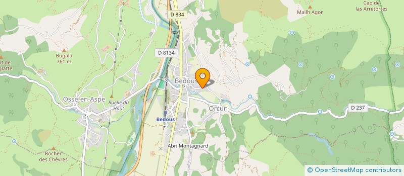 localisation de l'entreprise MADAME MARIE THOMAS  BEDOUS