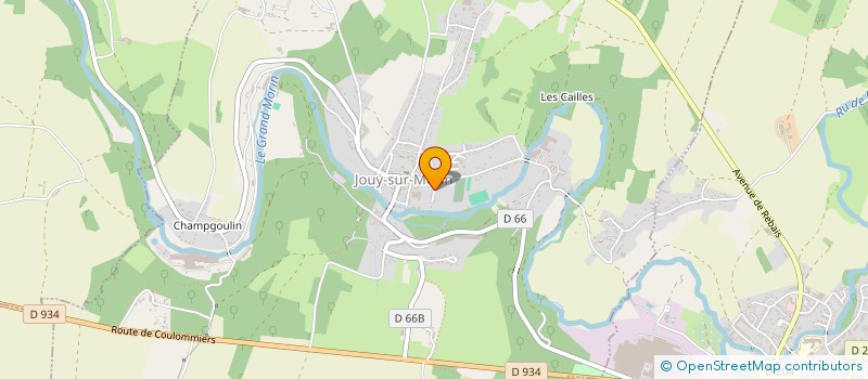 localisation de l'entreprise MADAME MARIE THOMINET à JOUY-SUR-MORIN