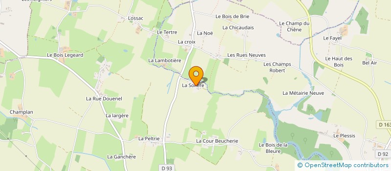 localisation de l'entreprise MADAME MARIE THOMMEROT  TRESBUF