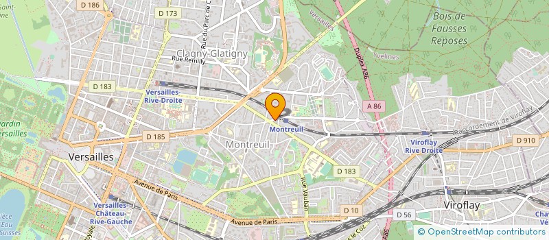 localisation de l'entreprise MADAME MARIE THONNEY à VERSAILLES