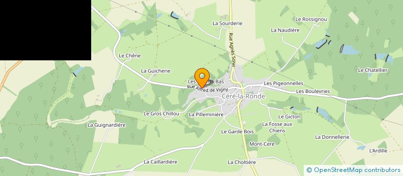 localisation de l'entreprise MADAME MARIE THORINEAU  CERE-LA-RONDE
