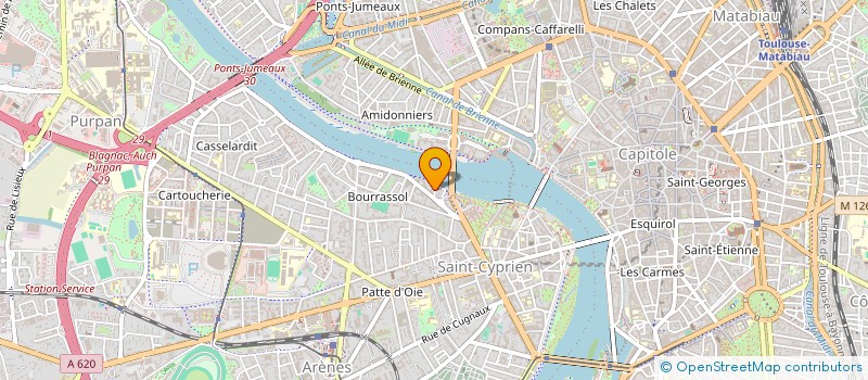 localisation de l'entreprise MADAME MARIE THUMEREL à TOULOUSE