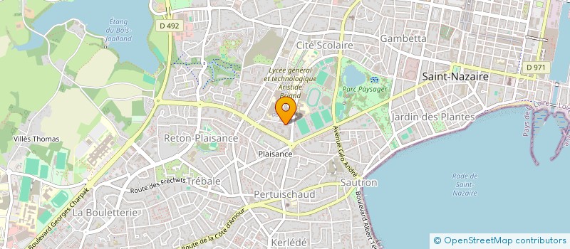 localisation de l'entreprise MADAME MARIE TIBURCE à SAINT-NAZAIRE