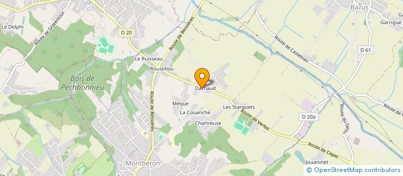 localisation de l'entreprise MADAME MARIE TILLIER  MONTBERON