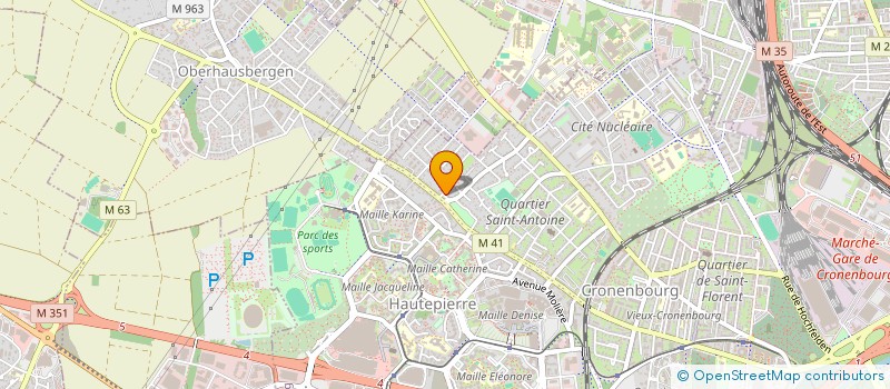 localisation de l'entreprise MADAME MARIE TIOUTIOU à STRASBOURG