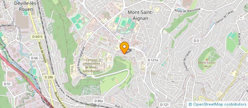 localisation de l'entreprise MADAME MARIE TISSERAND  MONT-SAINT-AIGNAN