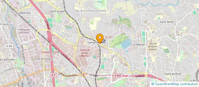 localisation de l'entreprise MADAME MARIE TISSERANT à MARSEILLE
