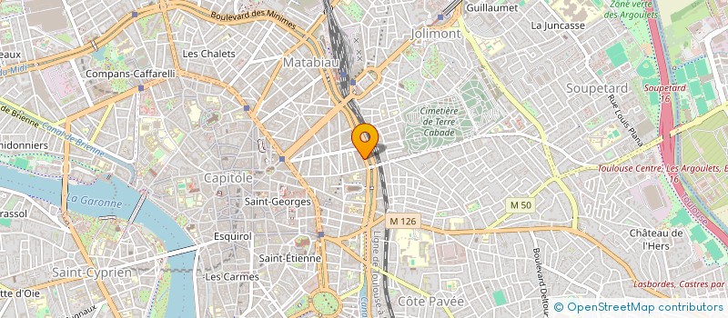 localisation de l'entreprise MADAME MARIE TISSIE  TOULOUSE
