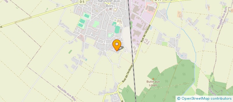 localisation de l'entreprise MADAME MARIE TISSIER à NEUVILLE-AUX-BOIS